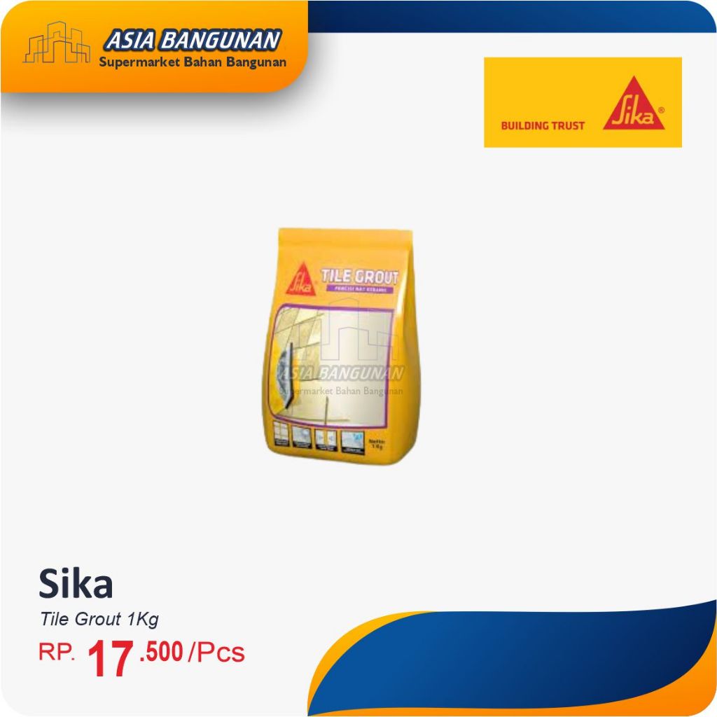 SEMEN NAT KERAMIK SIKA TILE GROUT 1KG