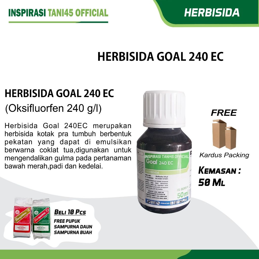 Herbisida Goal 240 ec/Herbisida Goal 240 ec 50 ml