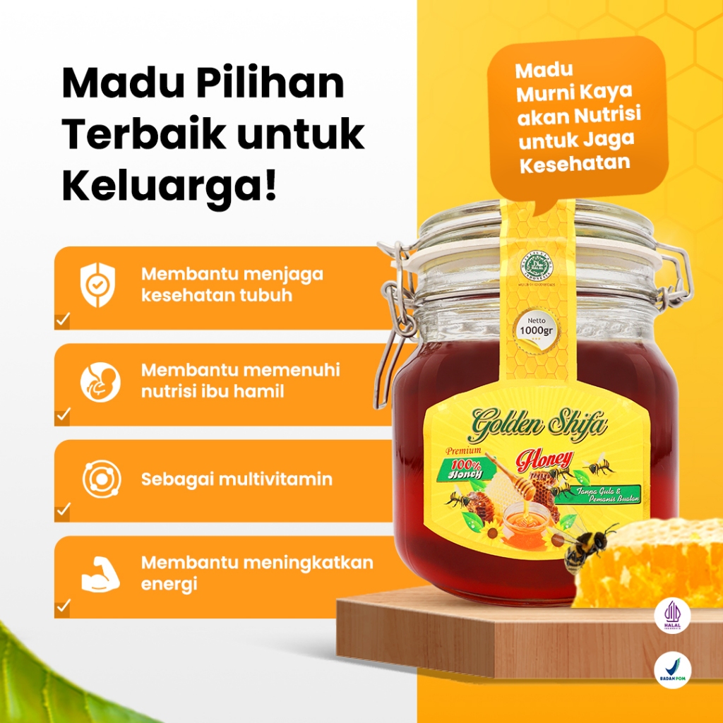 

GFD Golden Shifa - Madu Golden Shifa - 1 Kg