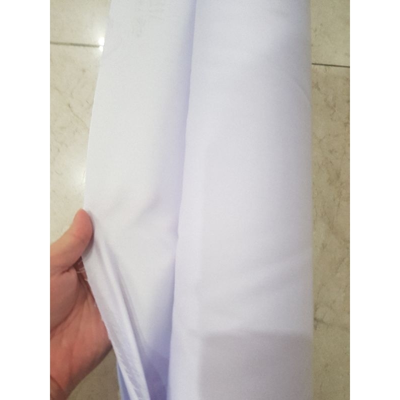 PER MTR KAIN OXFORD MELLATEX KAIN SERAGAM PUTIH KAIN KATUN PUTIH KAIN PUTIH BAHAN SERAGAM SEKOLAH LE