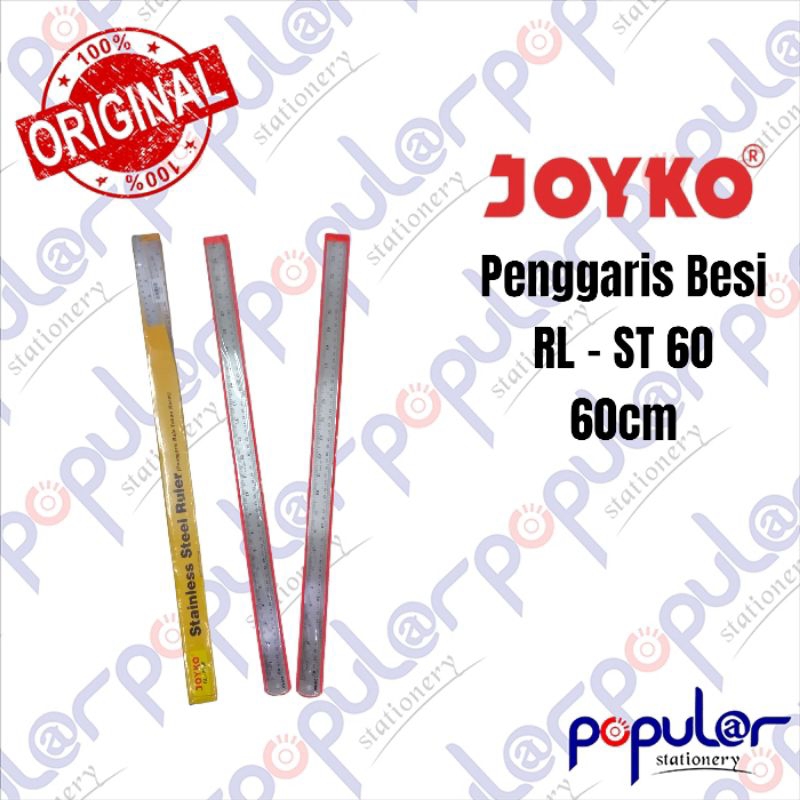 

Penggaris Besi Joyko RL - ST 60 ( 60cm )