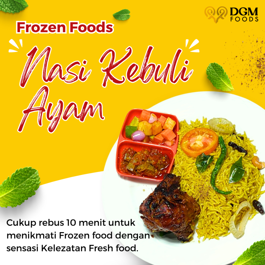 

FROZEN FOODS NASI KEBULI AYAM BAKAR - BY DGM FOODS