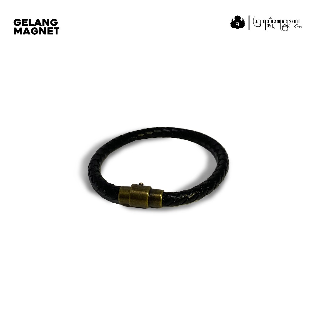 GELANG MAGNET ANYAM HITAM
