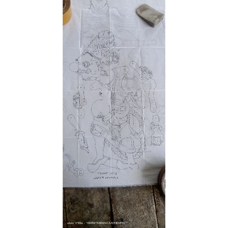 BLAK/MAL WAYANG SEMAR RATU,BAGONG RATU GARENG RATU