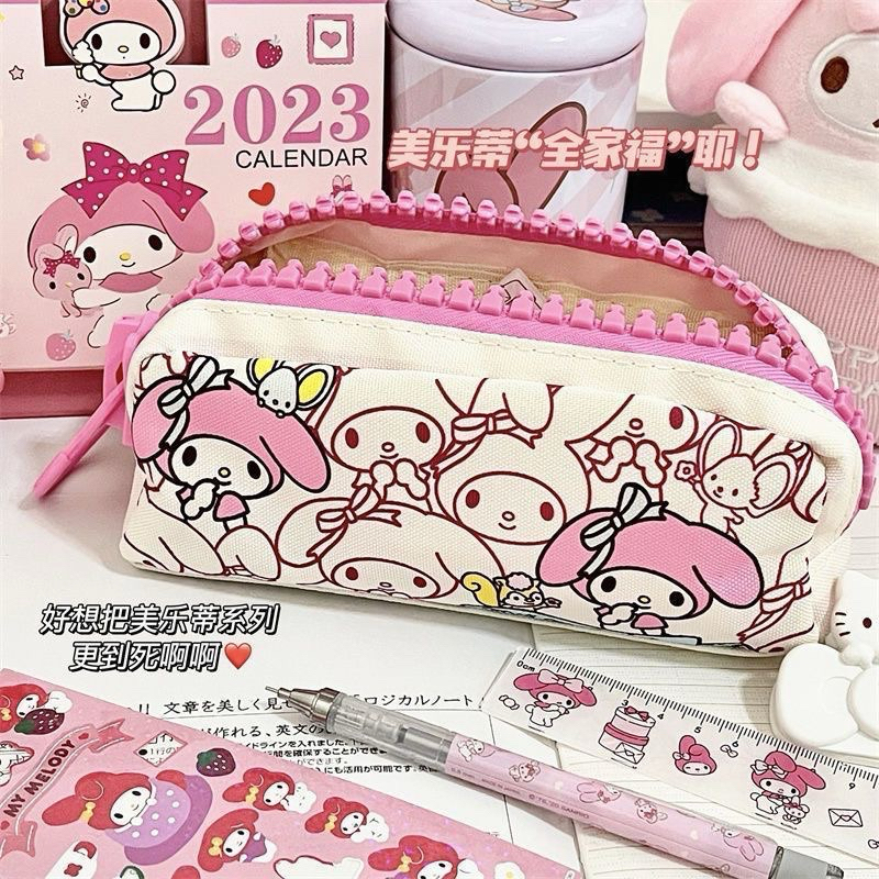 

DL58A Kotak Pensil Boneka Lucu Tempat Pensil kain Anak Sekolah Karakter Pencil Case High Value Printing Cartoon dompet pensil melody
