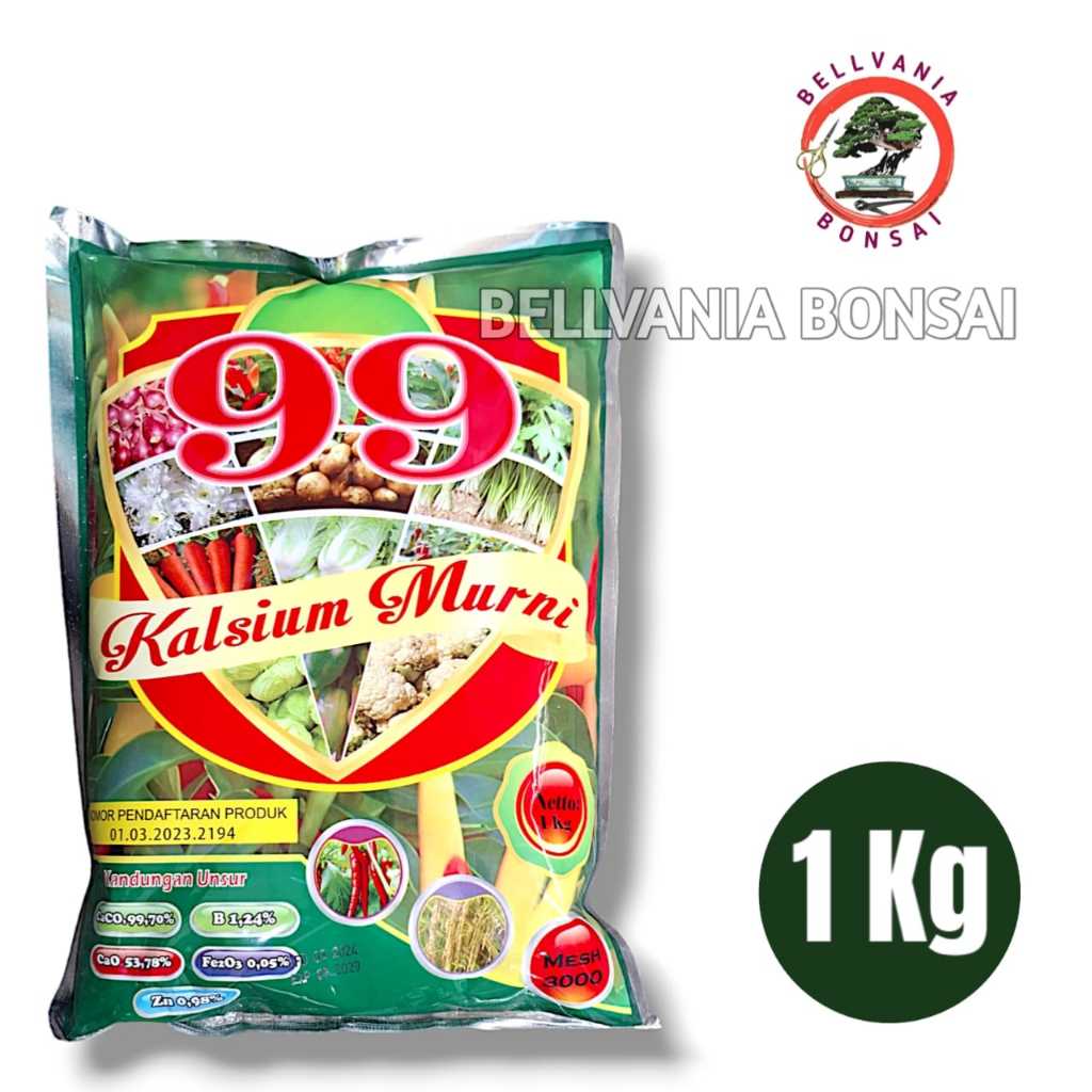 Pupuk Kalsium Murni Kemasan Pabrik 1 Kg Kalsium Murni 99