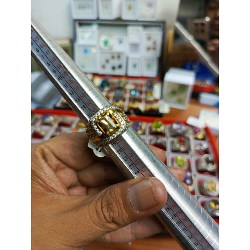 Natural Zultanite ring perak 925