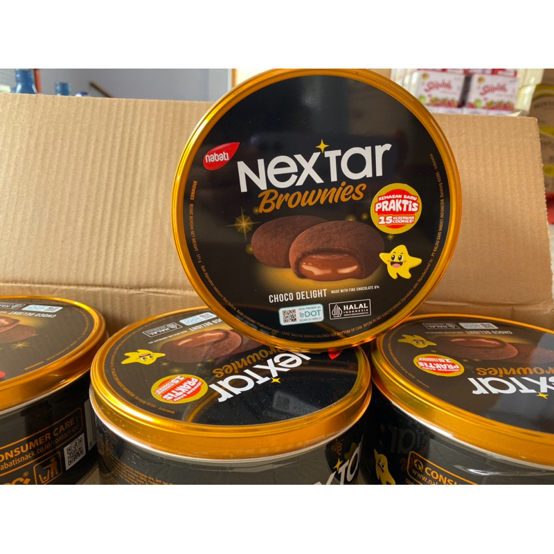 

Nextar Brownis Choco Delight Kaleng Kecil