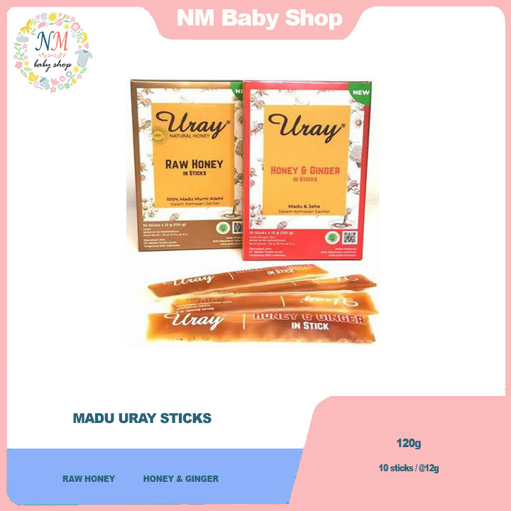 

Madu Uray Honey Stick Sachet Original Madu Murni Madu Asli Organik 120gr Isi 10 stick SSSC