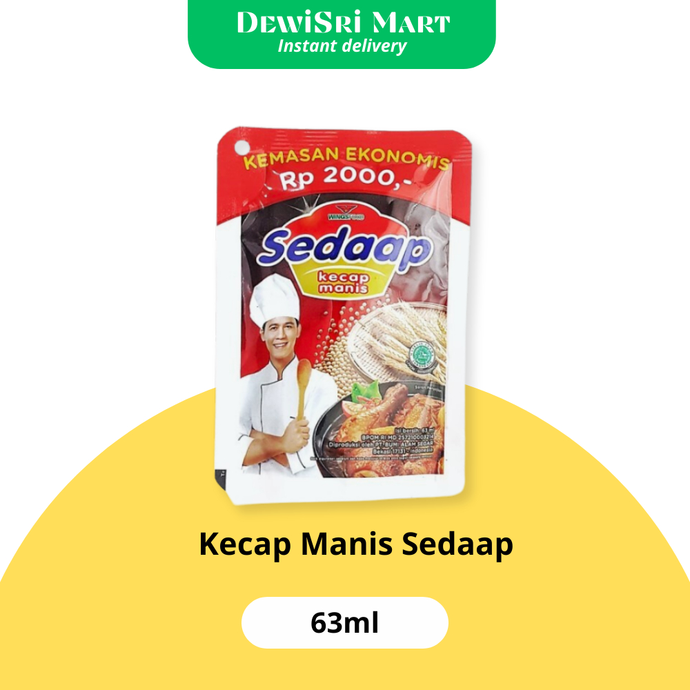 

Kecap Manis Sedaap 63ml - Dewi Sri Mart