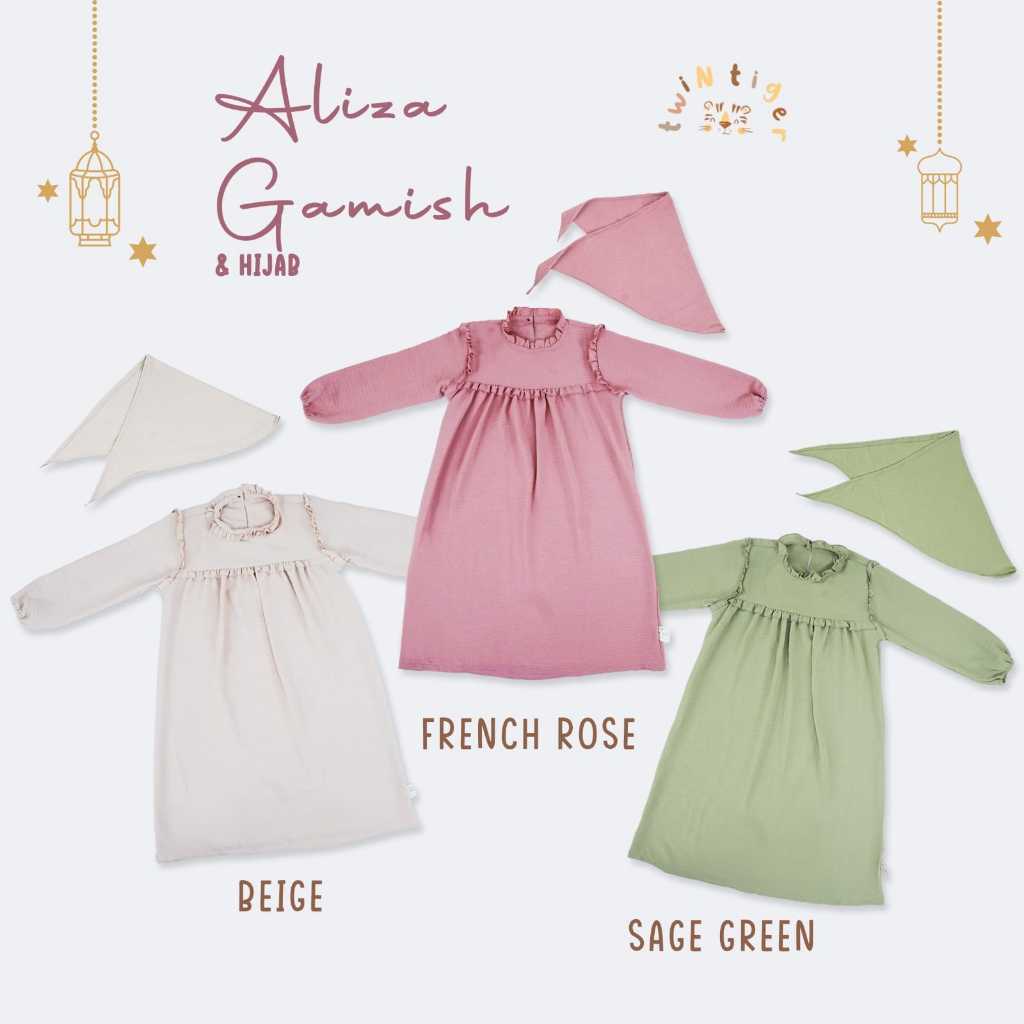 Twin Tiger Aliza Gamis - Baju Muslim Baby - Gamis Anak -IED SERIES - IED COLLECTION