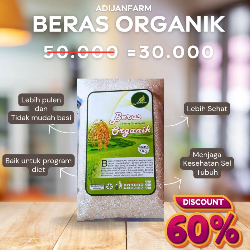 

adijanfarm BERAS ORGANIK (therapy kesehatan) beras organik murah