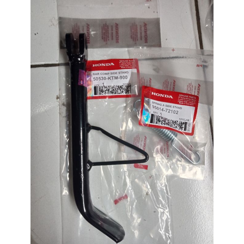 standar samping standar 1 Honda Supra x 125 kharisma Revo lama blade new FREE PER STANDAR