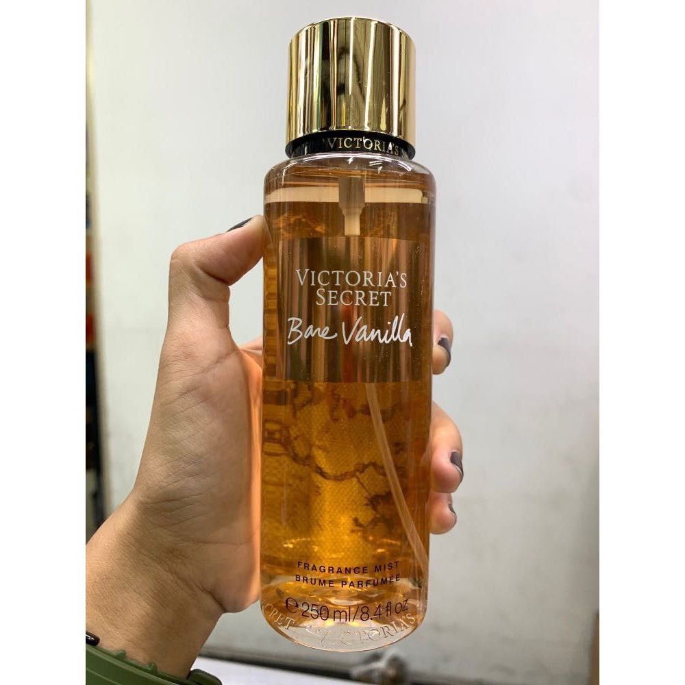 SALE - Victoria Secret Bare Vanilla Noir Body Mist Parfum Wanita [250 mL] - Original Singapore VICTO