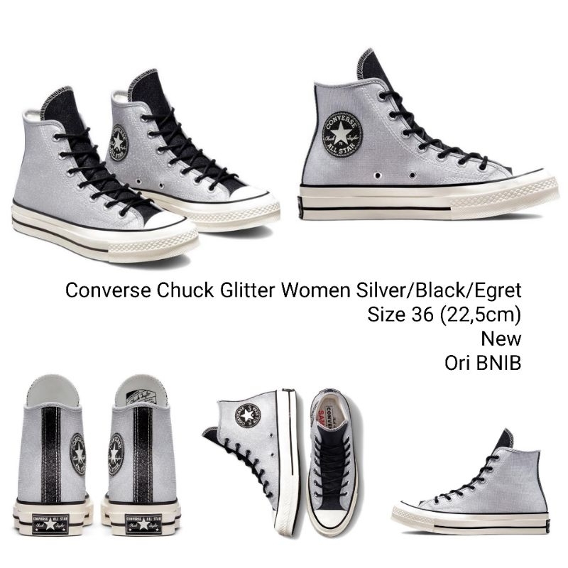 Sepatu Converse Chuck Glitter 70 Women Original Murah