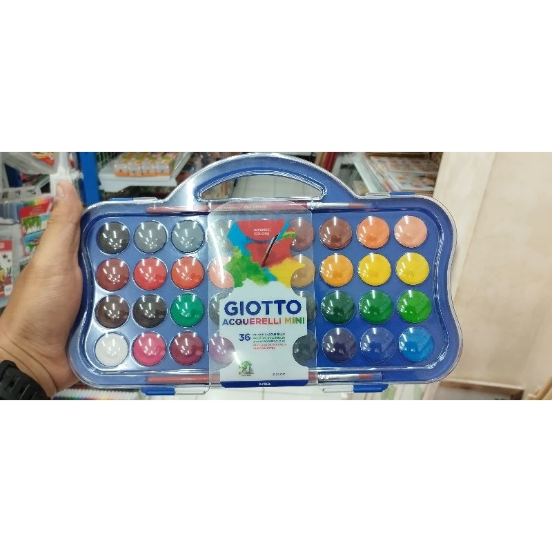 

GIOTTO WATERCOLOR MINI 36 WARNA ORIGINAL KUALITAS TERBAIK
