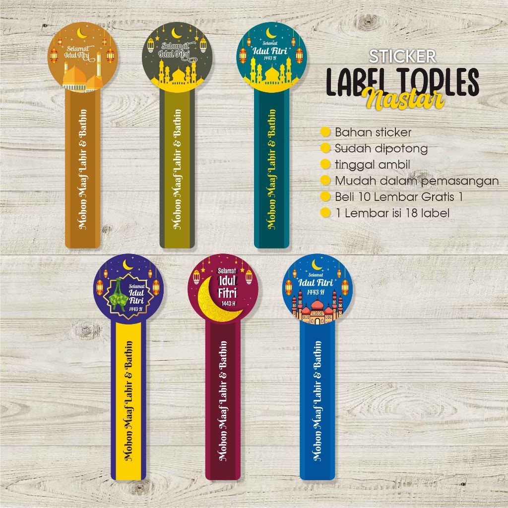 

CETAK STICKER LABEL KEMASAN STICKER LABEL TOPLES LANGSUNG TEMPEL