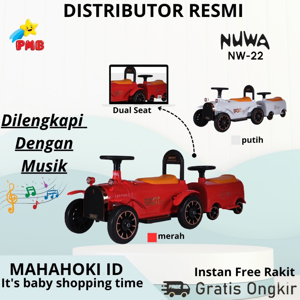 MOBIL AKI ANAK NUWA TRAIN NW22 MOBILAN AKI KERETA API
