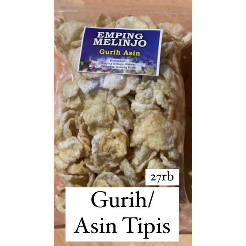 

Emping Melinjo Tipis Asin Gurih