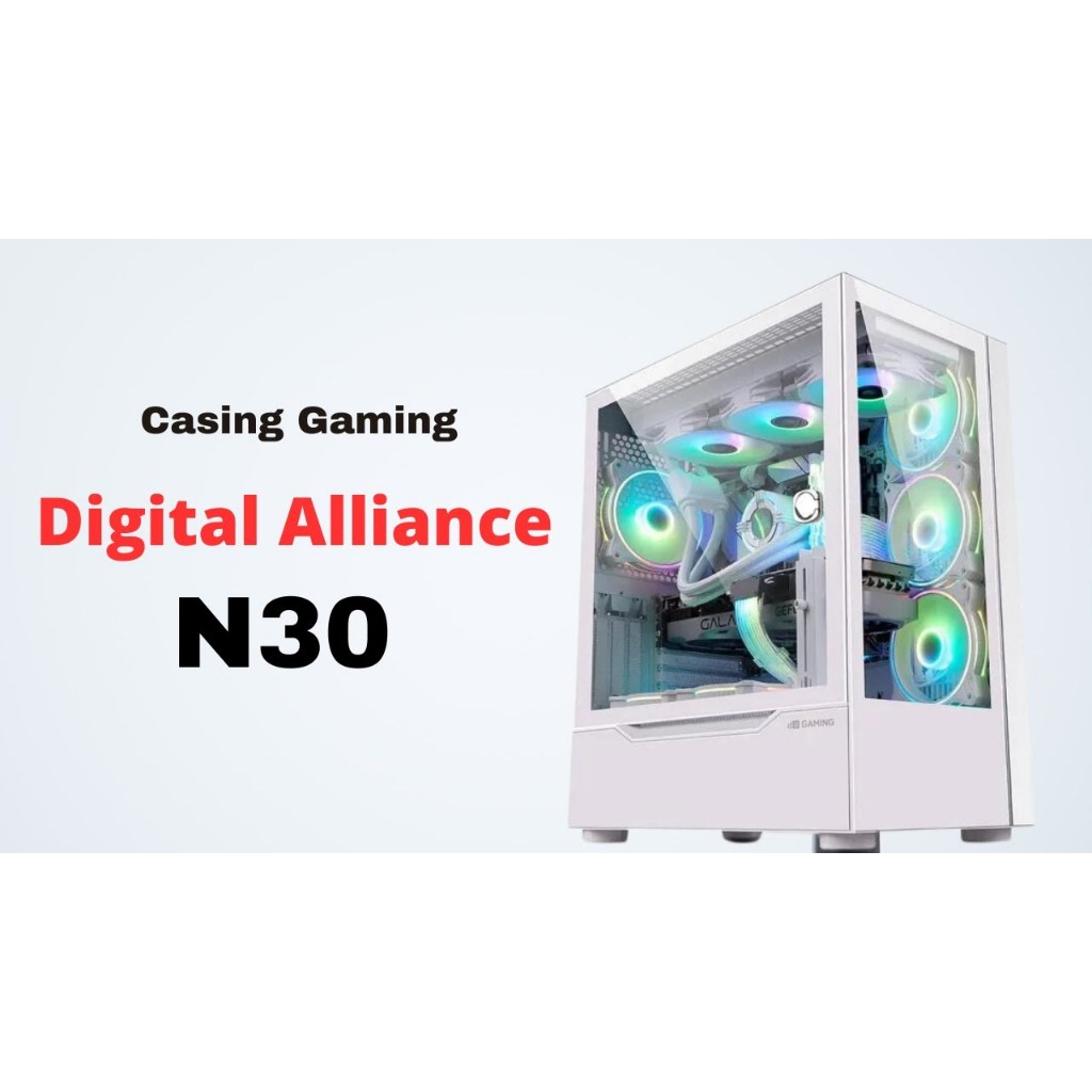 Digital Alliance N30 Tempered Glass Mid-Tower Gaming Case