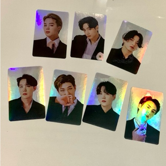 Photocard BTS hologram