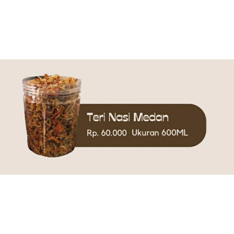 

Teri Nasi Medan Pedas
