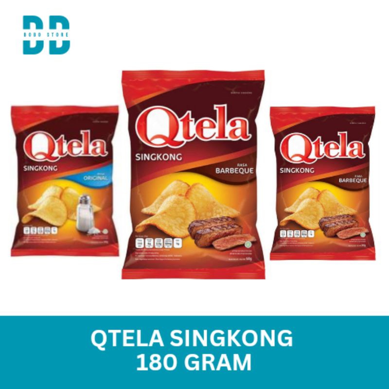 

Qtela Singkong Snack 180 gram All Variant