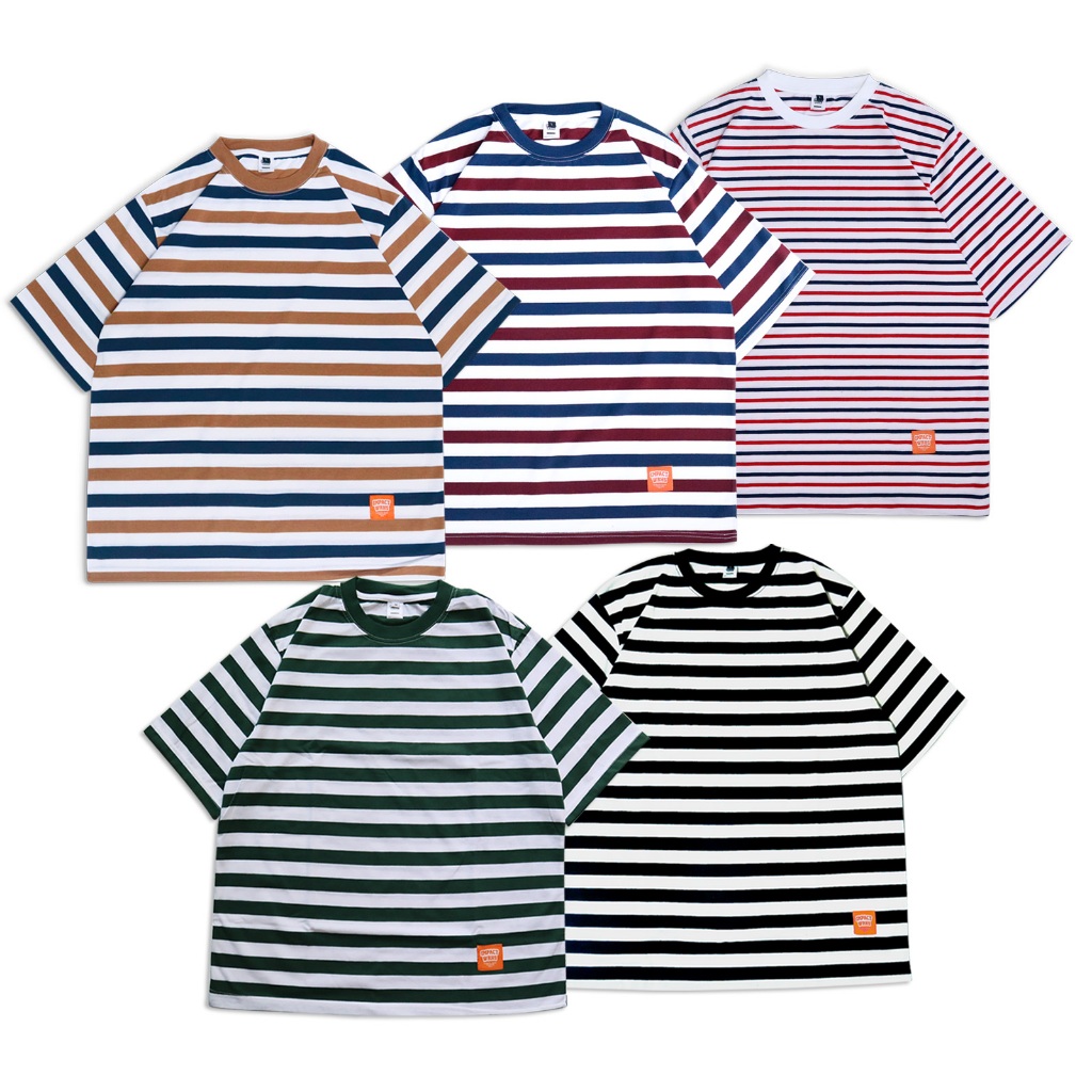 IMPACTWEARHOUSE | T SHIRT OVERSIZE STRIPE | SALUR OVERSIZE | POLOS