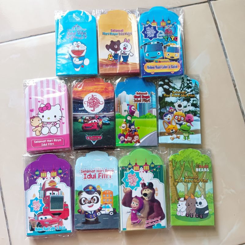 

AMPLOP LEBARAN MURAH MOTIF KARAKTER