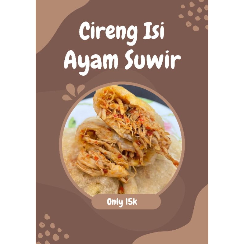 

Cireng Isi Ayam Pedas