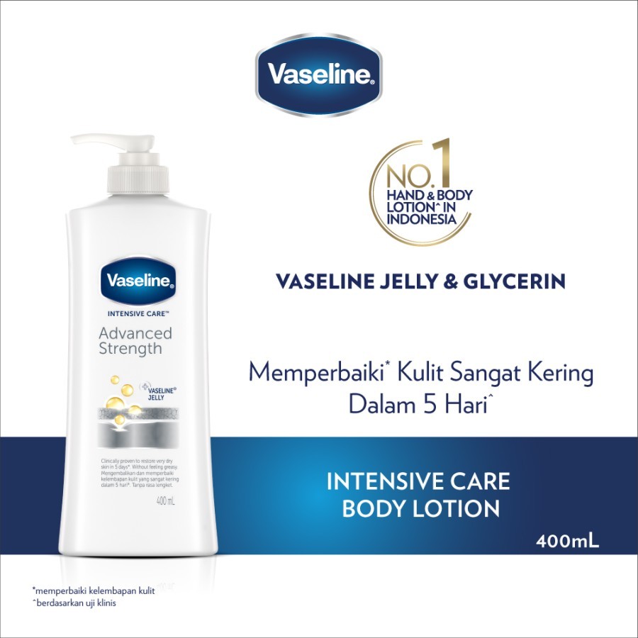 Vaseline Body Lotion Intensive Care 400ml / Vaselin UV Extra brightening Body Lotion 400ml Healthy W