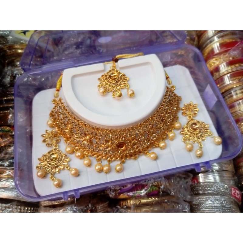 kalung Silver Choker Set India