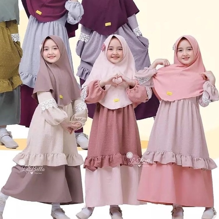 Terlaris Gamis Anak Perempuan 47tahun 3tahun 4tahun 5tahun 6tahun 7tahun 8tahun 9tahun SYAZA SYARI K