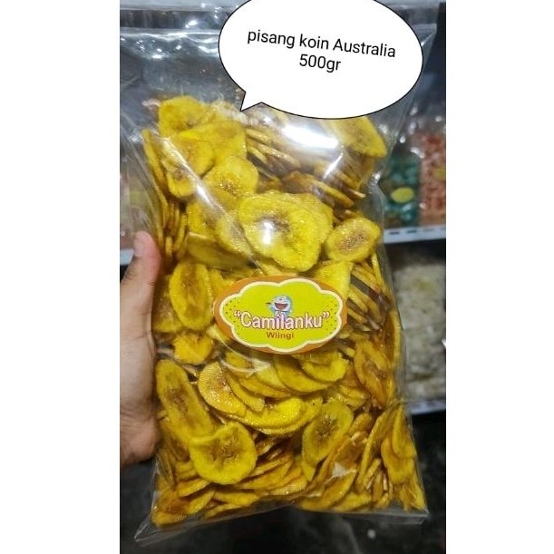 

KRIPIK PISANG/KERIPIK PISANG/PISANG KOIN/KRIPIK PISANG AUSTRALIA/Snack lebaran/Jajan lebaran