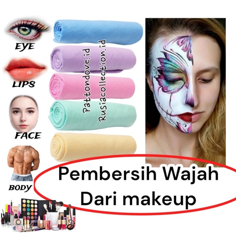 KAIN PORI PEMBERSIH WAJAH (FACE CLEANING PORE CLOTH) BAHAN PVA KANEBO SUPER MENYERAP KAMAR MANDI KAN