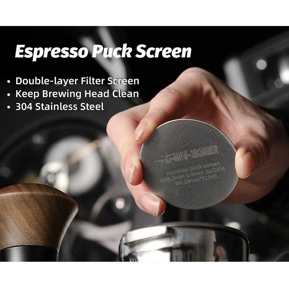 Puck Double Layer Screen for Portafilter Stainless Steel