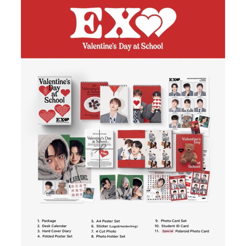 Season Greeting Exo 2024 Suho Free POB everline