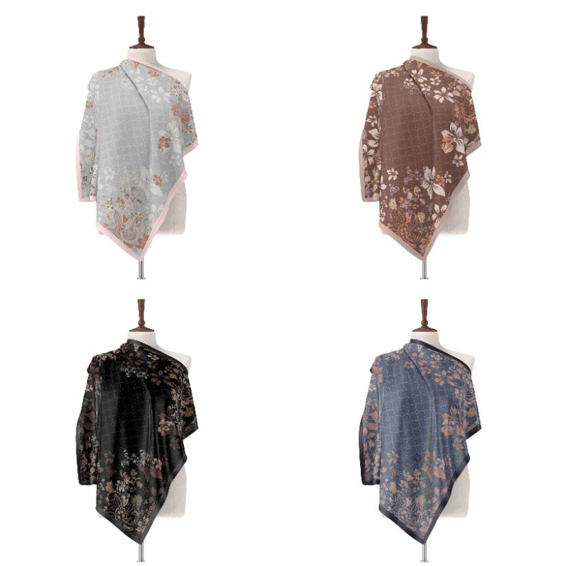 HIJAB VOAL SUBLIM LUXURY SYARI / JUMBO MOTIF ALMIRA