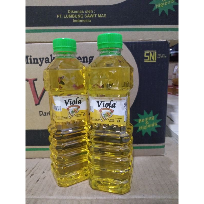 

Minyak goreng viola 500 ml botol isi 12 botol