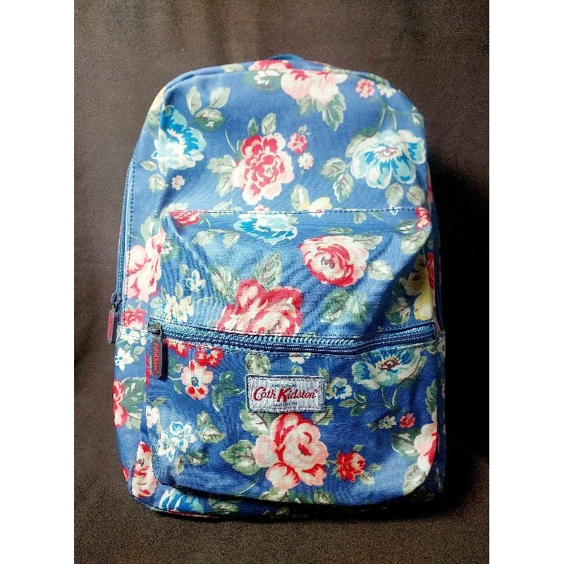 HOW - P❤️ CATH KIDSTON BACKPACK BLUE FLORAL/ TAS RANSEL FLOWER