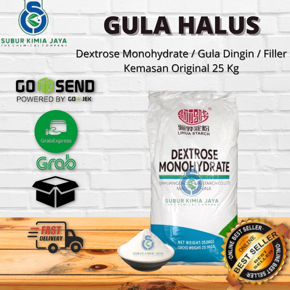 

MNK467 Dextrose Monohydrate Dextrose Mono 25 KG KHUSUS GOJEK