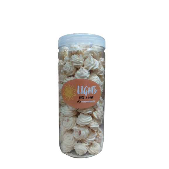 

Sagu Keju 1 Toples (360 gram)