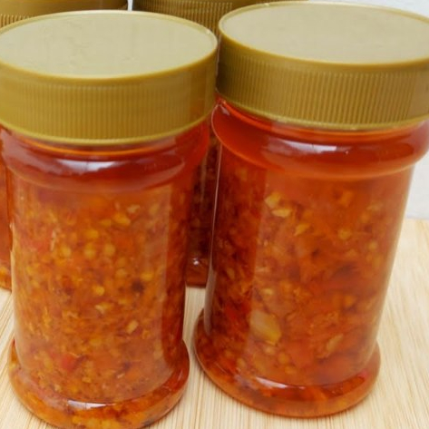 

sambal bawang - sambal pedas - sambel enak - sambal merah - SAMBEL / SAMBAL AYAM GEPREK 170 gr - sambal WARUNG WONG JOWO