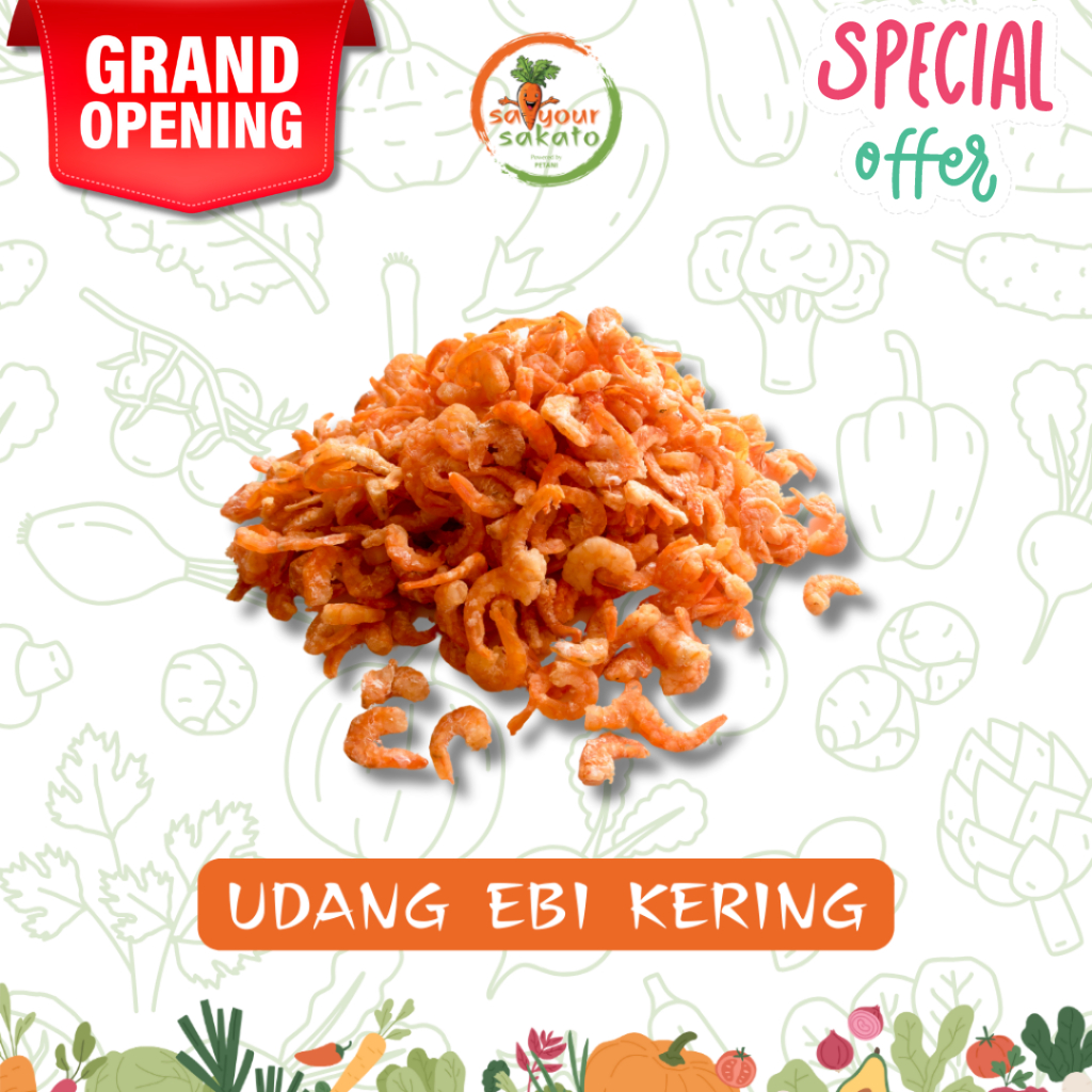 

Ebi Udang Kering Tekwan Saiyour Sakato