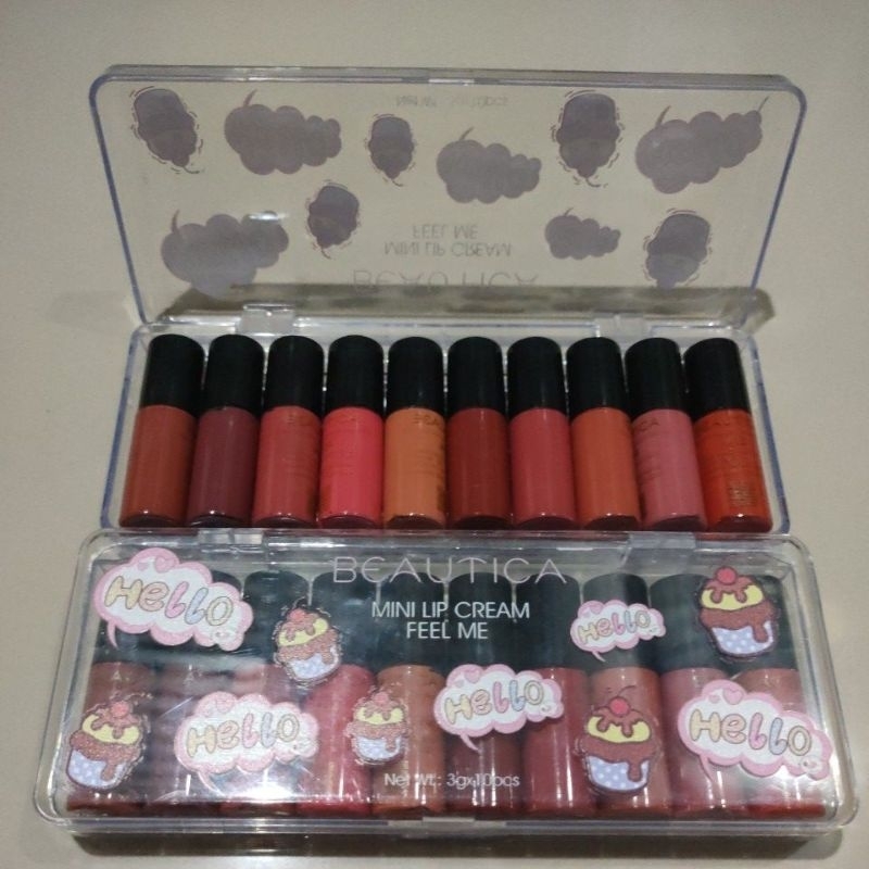 Be Mose/lipstik palet isi 10/Beautyca