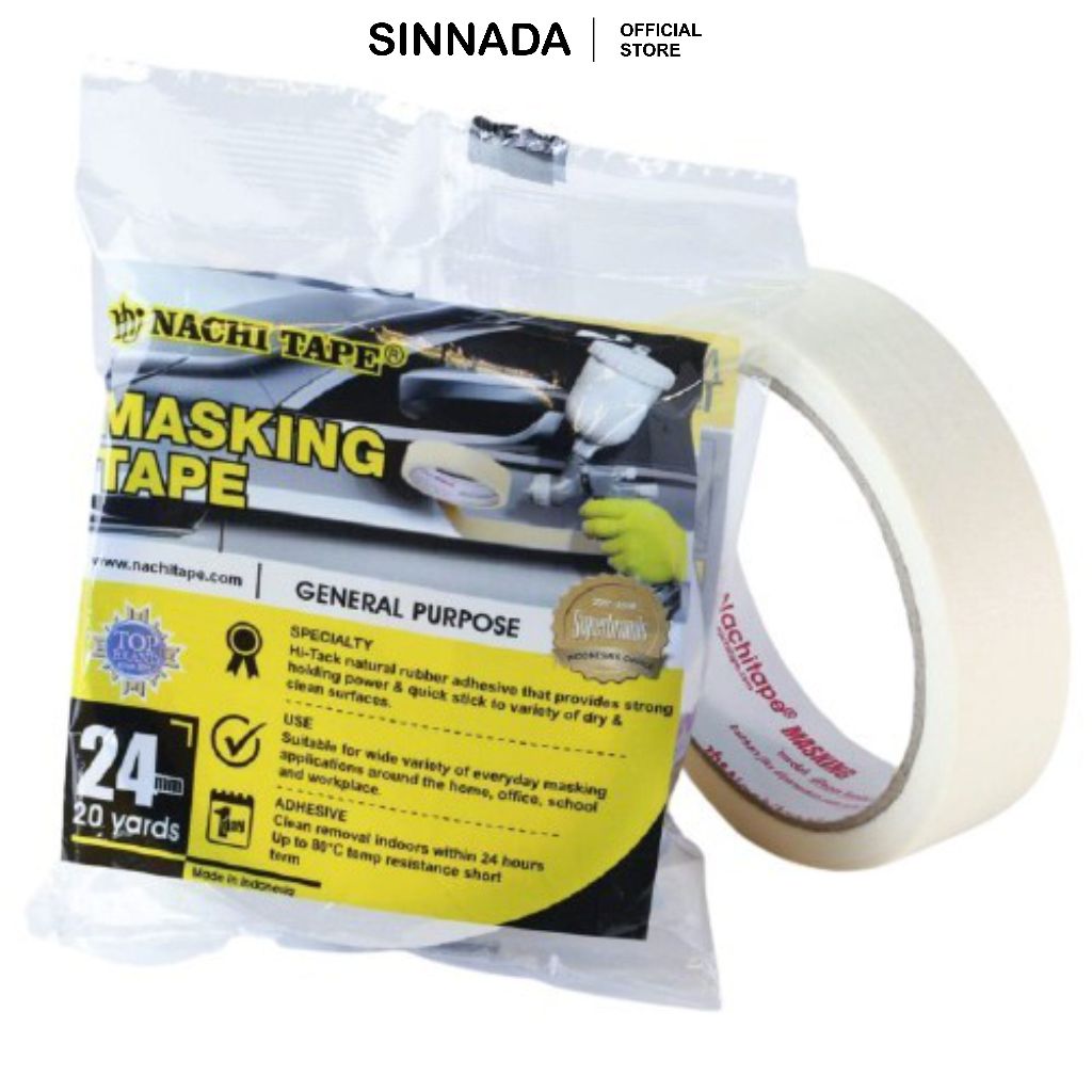 

MASKING TAPE 24mm SOLASI KERTAS