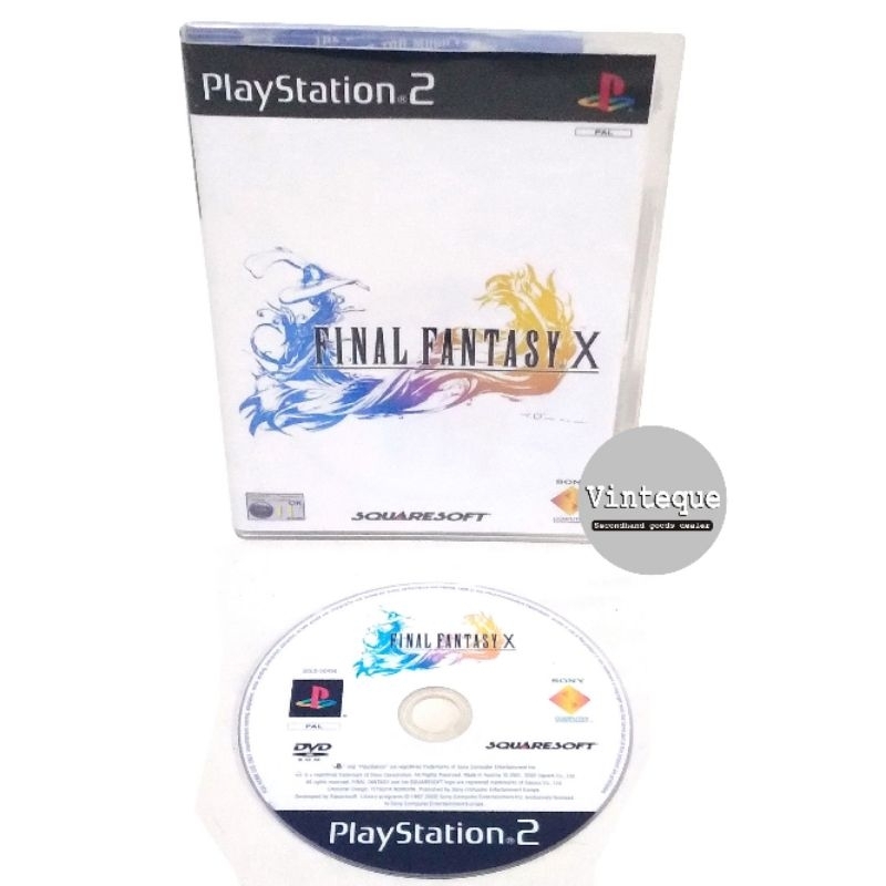 Kaset CD DVD PS2 Playstation 2 Original Pabrik Final Fantasy X 10