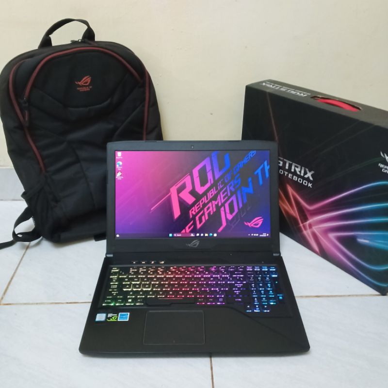 Asus Rog GL503VD Strix Core i7 Nvidia GTX1050 RGB Gaming gl503vd
