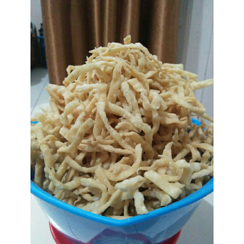 

Keripik Sistik Pangsit Bawang 1KG Gurih Renyah