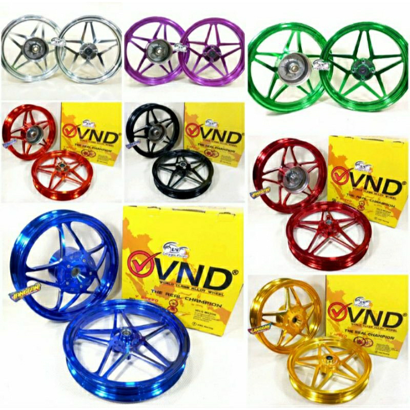 Velg Velek VND Racing V Speed Bintang Honda Vario 125 150